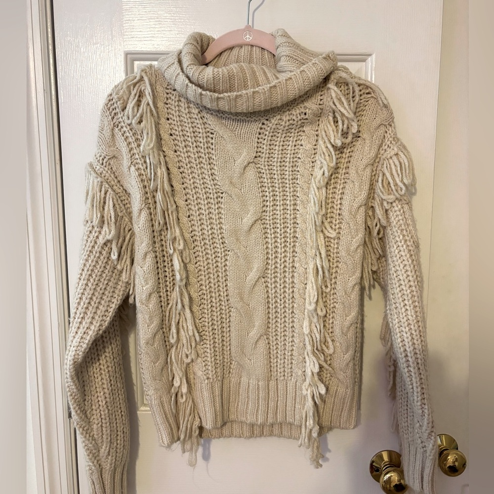 FOREVER 21 Tan Turtleneck Sweater Sz: S